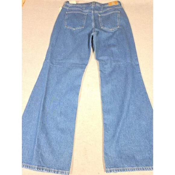 We the Free Free People Ava High Rise Boot Cut Denim Size 32 Relaxed Fit Flare - Picture 8 of 12